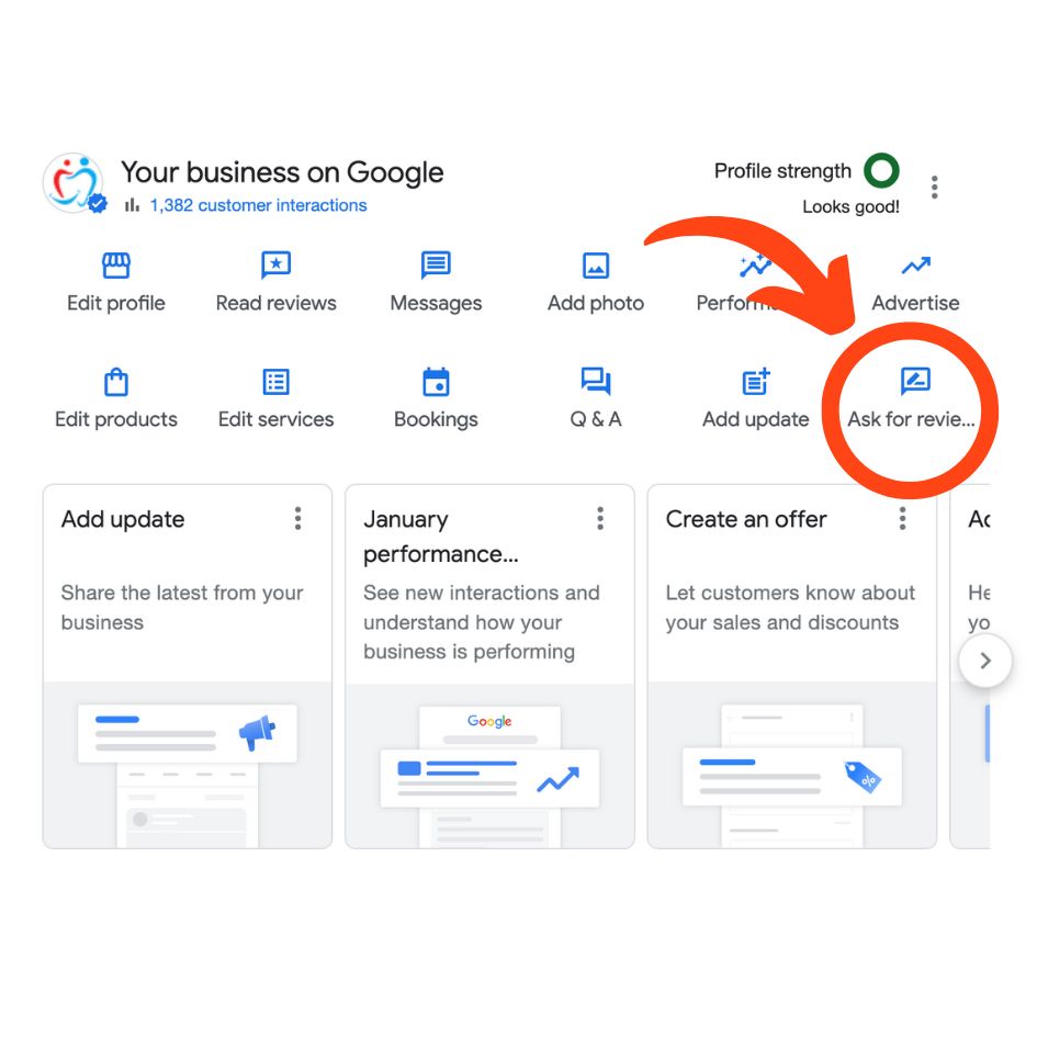 Google Review Link - Reviews Powered by cardsync